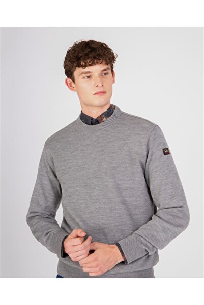 PAUL&SHARK Men's Knitted Roundneck C.W.Wool Sweater