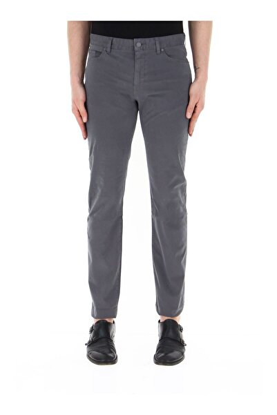 BOSS Erkek Denim Normal Belli Düz Model Günlük Kullanım Gri Jeans 50505445-032