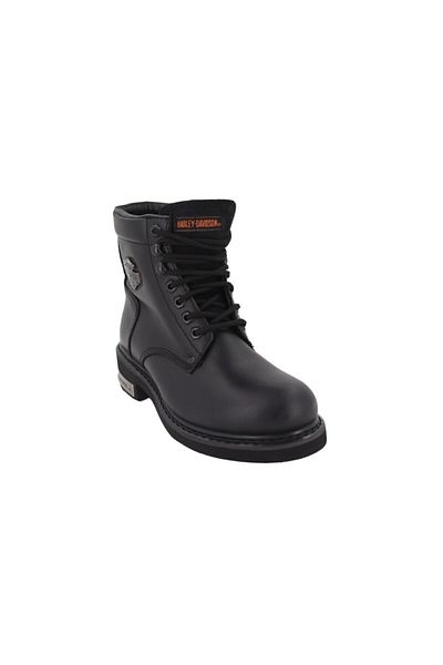 Harley Davidson Μαύρες Δερμάτινες Μπότες Gibson Unisex 025g 100109 sd