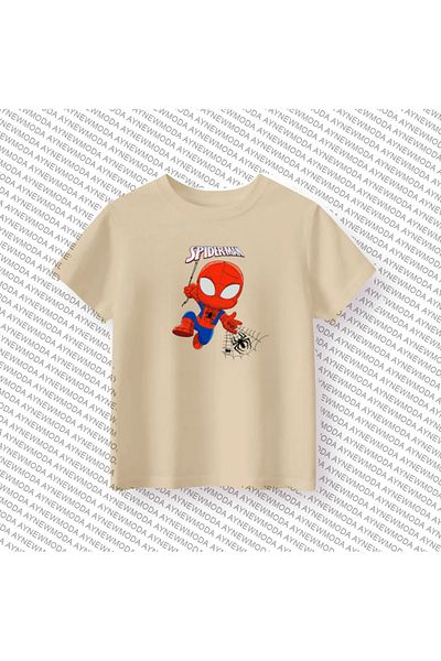 aynewmoda Тениска Spiderman Desenli Oversize