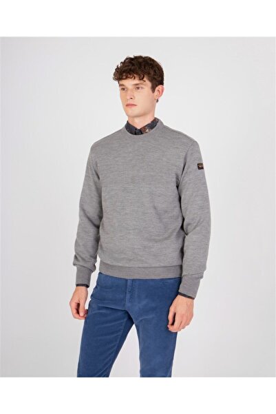 PAUL&SHARK Men's Knitted Roundneck C.W.Wool Sweater