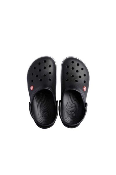 Crocs Унисекс черни чехли и сандали с крокодилова лента