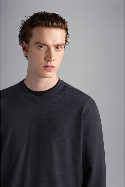 PAUL&SHARK Men's Long-sleeved Daily Use Regular-fit Navy Blue Sweater13311088A-050