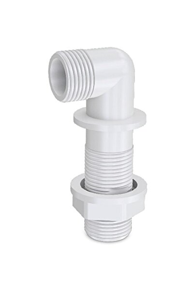 yapıtaşı Yt132 Klozet Temiz Su Flex Hortum Baglantı Ara Parça Dirseği Plastik 3/8-2adet