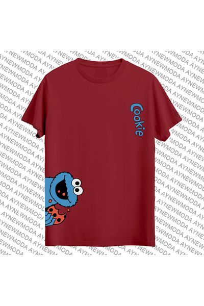 aynewmoda Тениска с овърсайз принт Cokie
