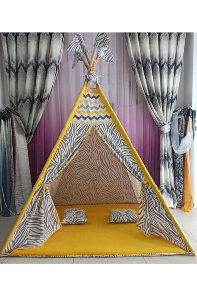 nisa baby tasarım Oyun Çadırı Sarı