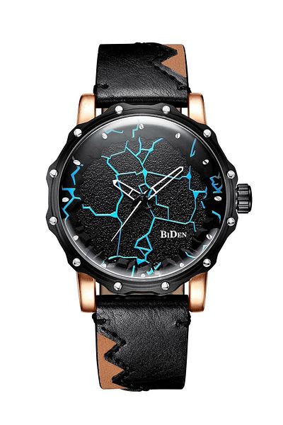 Biden 0115 Phosphor Patterned Strap Men's Wristwatch