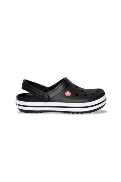 Crocs Унисекс черни чехли и сандали с крокодилова лента