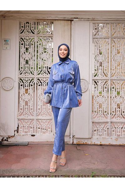 Magazin Front Buttoned Women's Double Suit - With Trousers