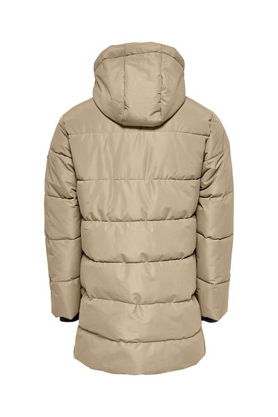 Only & Sons Carl Long Quilted Coat Otw Ανδρικό Μπεζ Παλτό 22020156 -06