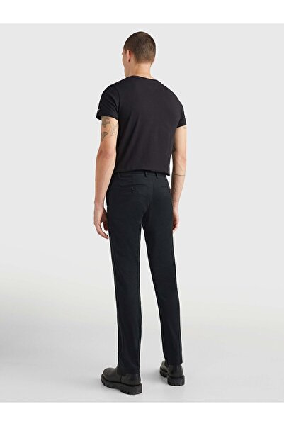 Calvin Klein Erkek Cepli Uzun Boy Düğmeli Günlük Kullanım Siyah Pantolon MW0MW26619-BDS