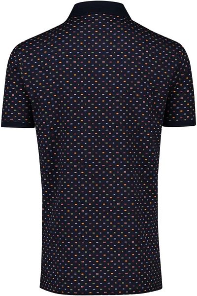 PAUL&SHARK Tricou pentru bărbați, bumbac, cu model, cu mânecă scurtă, cu guler polo, albastru marin23411319-013