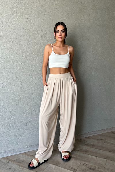 Seda Yalçın Atelier Stone Modal Nice Baggy Trousers