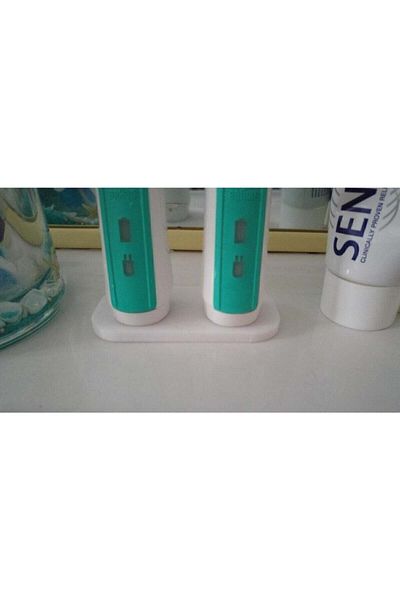 3D فرشاة أسنان متوافقة مع Oral-b - حامل للآلة مكون من قطعتين