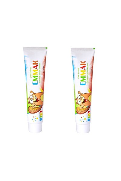 Emmak Çilek Aromalı Çocuk Diş Macunu 75ml *2 Adet