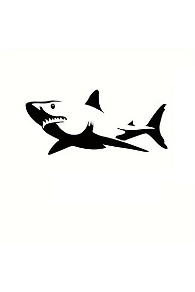 gollee pro Araba Stiker JAWS Siyah RENK