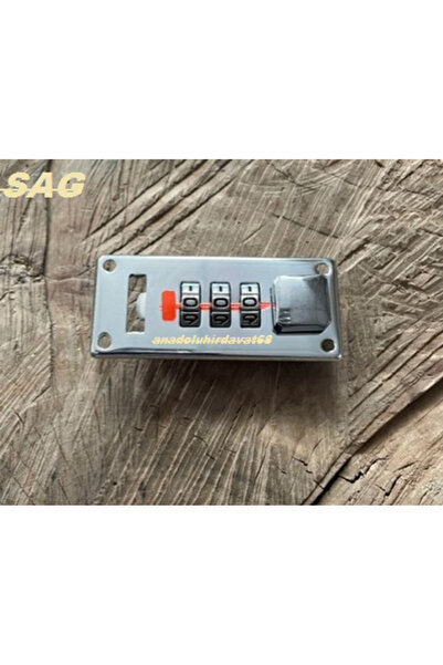 DMR ŞİFRELİ ÇANTA KİLİDİ DERİ ÇANTA KİLİT BOND ÇANTA KİLİDİ SAG