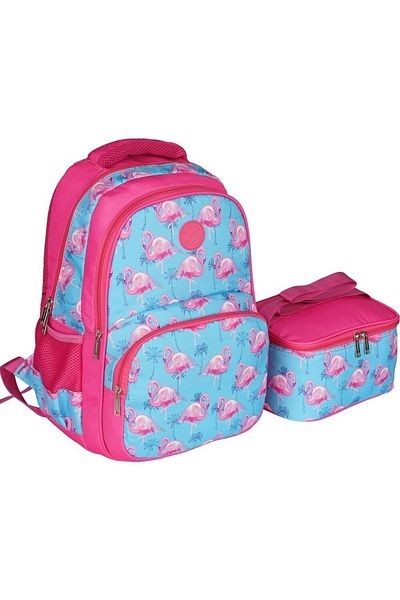 Relaxion Geantă pentru școala primară Flamingo cu cutie de prânz 1360