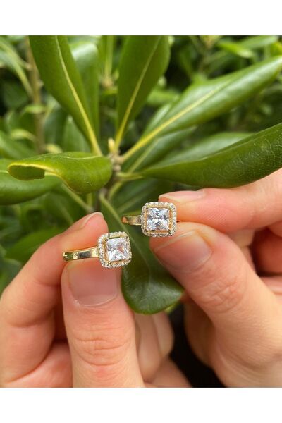 Çgk Çiğdem Gürel Kuyumculuk Kadın Sarı Altın Küpe Zküpe011