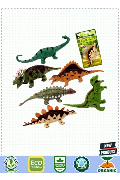 OMZ Stretchable Toy with 5 Liters Dinosaur Figures - Educational Toy for Girls and Boys