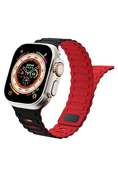 mimtec Apple Watch 4 5 6 7 8 9 10 Ultra 2 Se 42 44 45 46 49mm Uyumlu Mıknatıs...