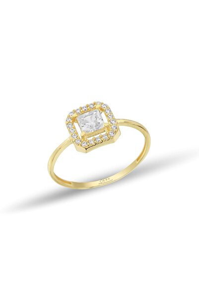 Çgk Çiğdem Gürel Kuyumculuk Çıtır Tektaş Altın Yüzük