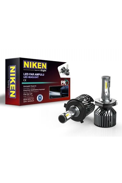 Niken H4 Led Xenon Pro Serisi 32W 8000 LM