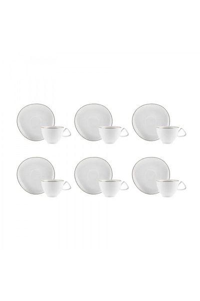 Karaca Streamline Middle Teetassen-Set für 6 Personen 200ml