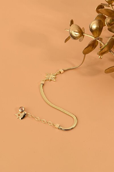 Çgk Çiğdem Gürel Kuyumculuk Kutup Yıldızı Balık Sırtı Altın Bileklik