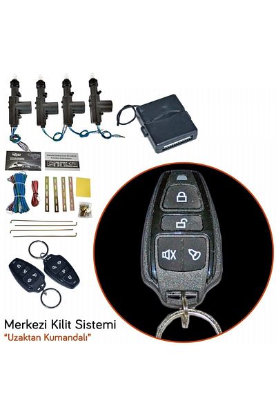 Carub 12v Central Lock Chrome Belt Remote Controlled Br4600464