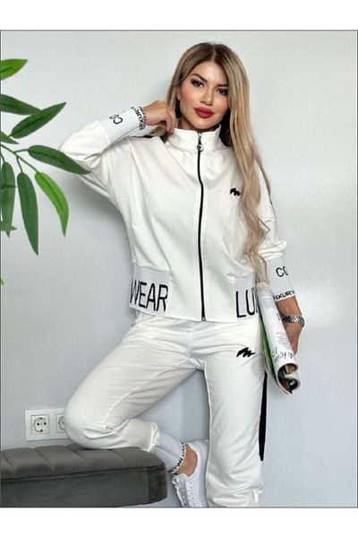estilowear Women's 2-Piece Embroidery Tracksuit Set - 390