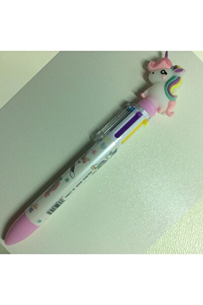 Bluoksweet 8 renk ponponlu kedi çocuk kız erkek okul tükenmez kalem