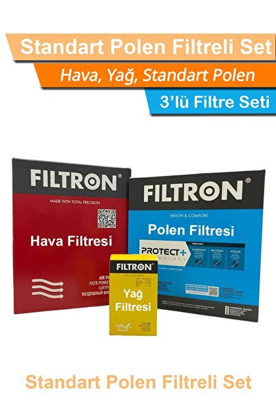 Filtron Hyundai İ20 1.4 Benzinli Mann Filtron Filtre Bakım Seti 2014-2019 Hava+Yağ+Standart Polen