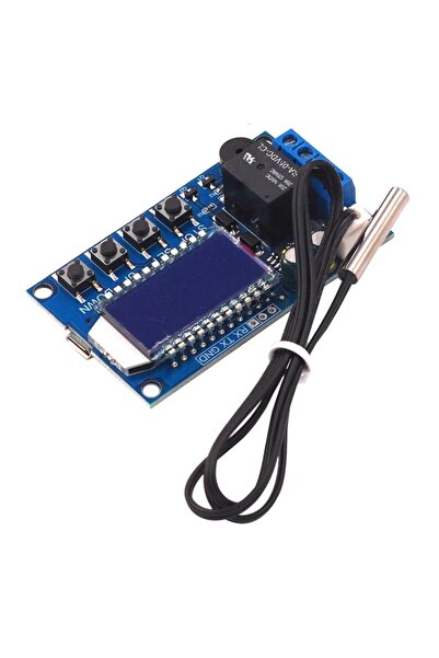 TLS Robotik XY-T01 Sıcaklık Kontrol Devresi ve Röle Çıkışlı Dijital Termostat...