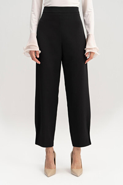 Touché Privé Ribbed Crepe Trousers