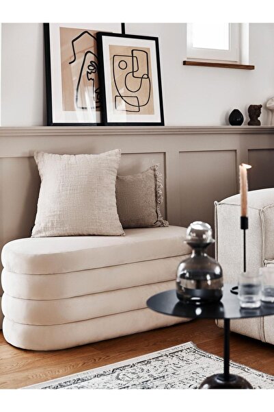 hoom concept Relax Bench Kadife, Bej