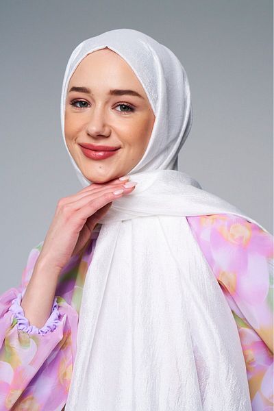 Modakaşmir شال من سلسلة الأورجانزا الماسية - أنيق ومريح