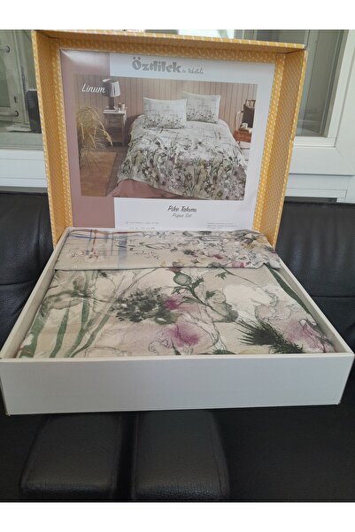 Özdilek Linum Tek Kişilik Pike Takımı Bej