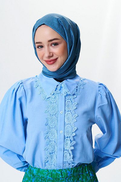 Modakaşmir شال من سلسلة الأورجانزا الماسية - أنيق ومريح