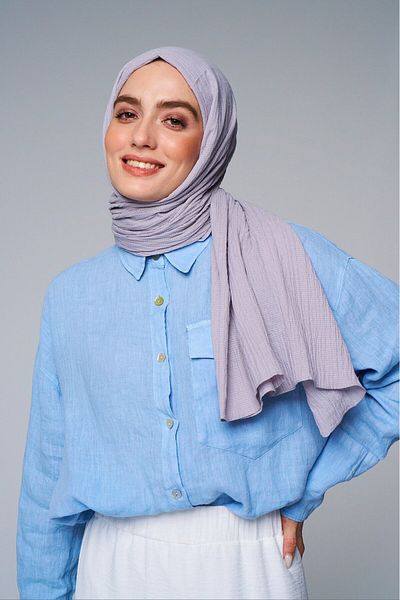 Modakaşmir Şal cu model încreţit