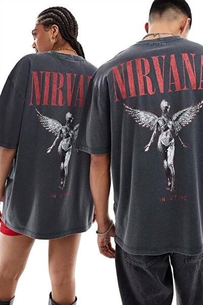 Teenage Millionaire Γυναικείο T-Shirt Smoked Oversize Nirvana Printed