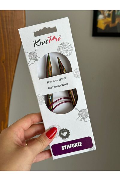 KnitPro Συμφωνία 80 cm - 9,0 mm Σταθερή Μικροσκοπική Καρόμα