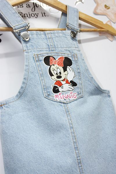 FourClovers Girl's Jeans Gilet - Printed Design