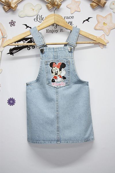 FourClovers Girl's Jeans Gilet - Printed Design