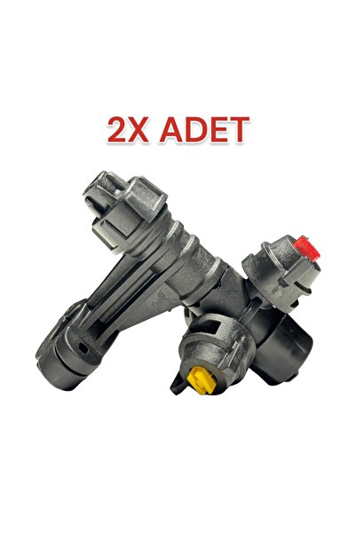 TarımGaraj Holder Üçlü T-Jet Damla Kesici Plastik İlaçlama Meme-Siyah-2 ADET