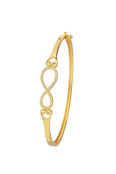 Çgk Çiğdem Gürel Kuyumculuk 14 Ayar Sonsuzluk Altın Kelepçe