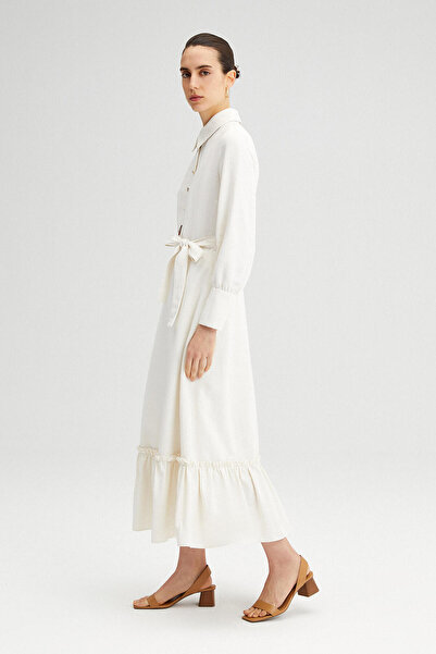 Touché Privé Dlouhé šaty na knoflíky