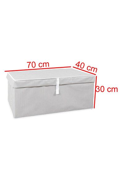 Emofom Mega Plus Multi-Purpose Box - 70X40X30 cm Organizer, Pillow, Quilt and Clothing Bag (3 Pcs)