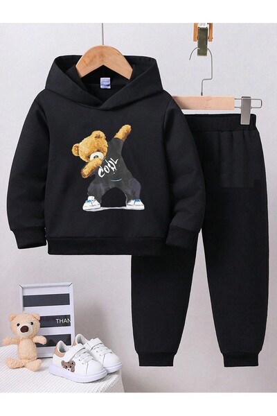 DAXİS Sportwear Company Unisex Παιδική αθλητική φόρμα - Φούτερ με κουκούλα κα...