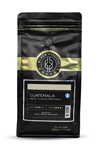 Black Wisdom غواتيمالا - Shb Sc. لا ديليسيا فيديكوكاجوا 500 جرام حبوب القهوة